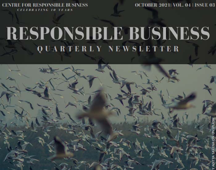 NewsletterResponsible Business | OCTOBER 2021| VOL. 04 | ISSUE 03