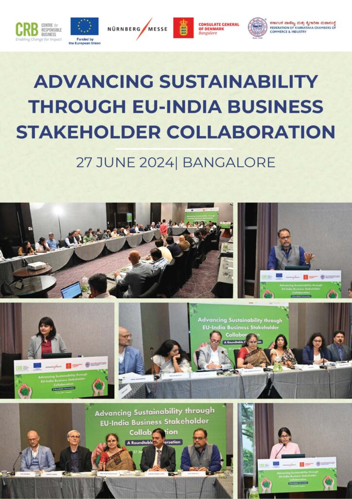 Advancing Sustainability through EU-India Business Stakeholder Collaboration